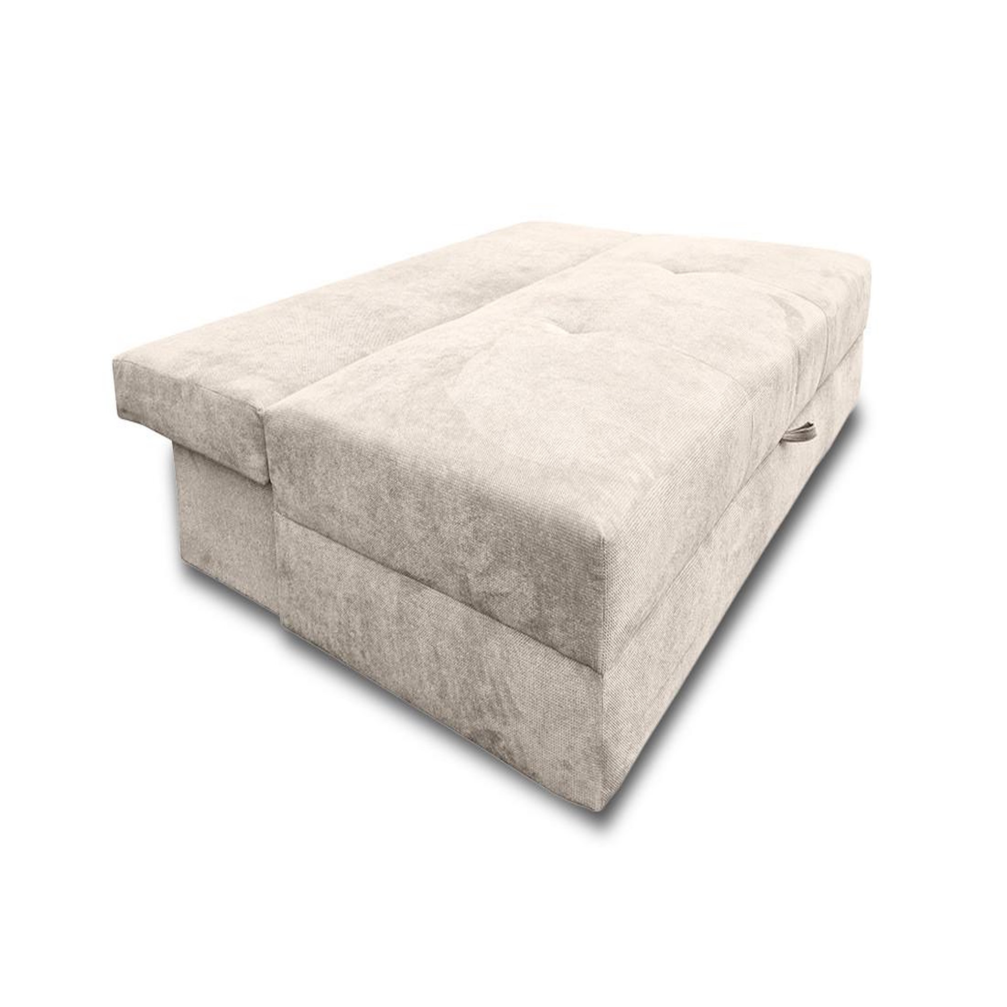 Voir la diapositive 4 : BEST MOBILIER Lucina - canapé droit 3 places - convertible avec coffre - en velours