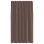 Voir la diapositive 4 : VIDAXL Rideaux en voile avec passants 2 pcs marron