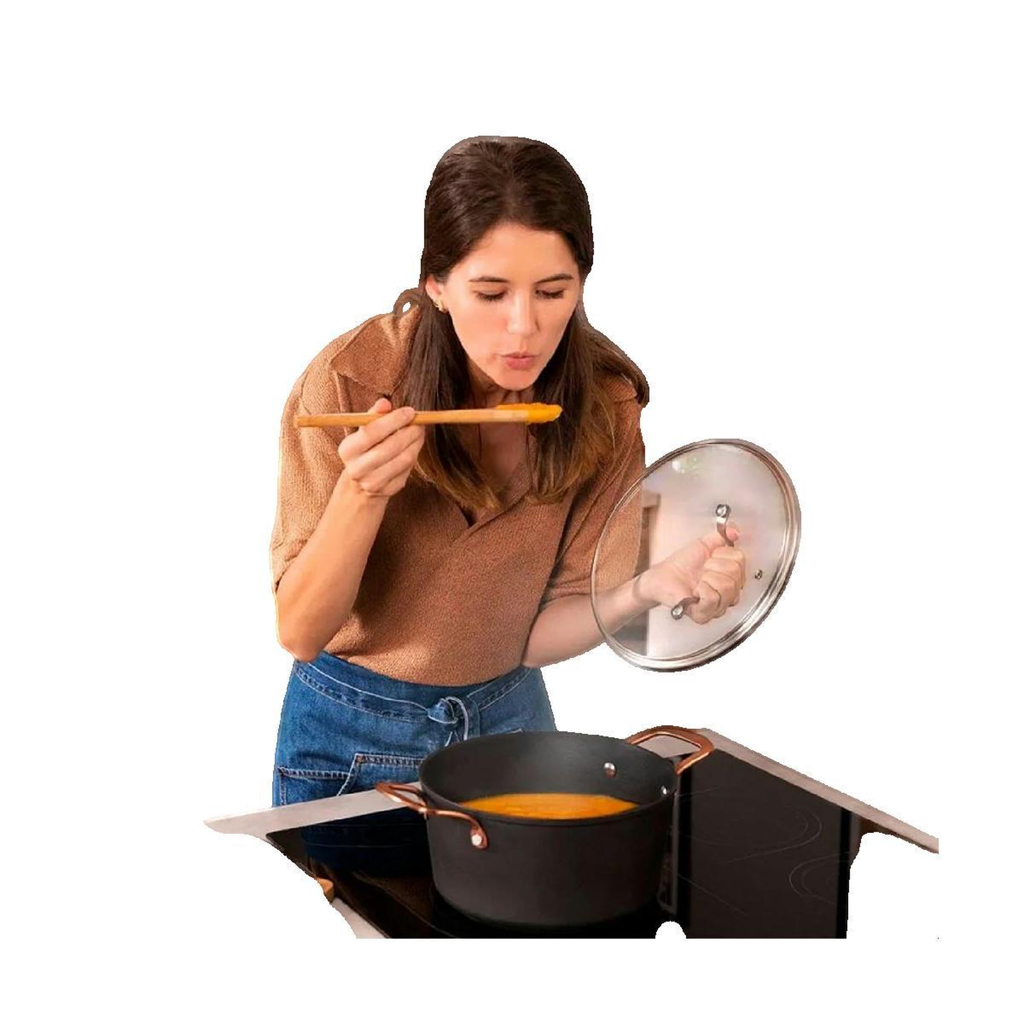 Voir la diapositive 3 : CECOTEC Casserole cecotec Moderne 28 cm Aluminium Forgé 7,1 L