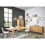 Voir la diapositive 2 : Buffet 4 portes 4 tiroirs chêne NATHAN L182cm