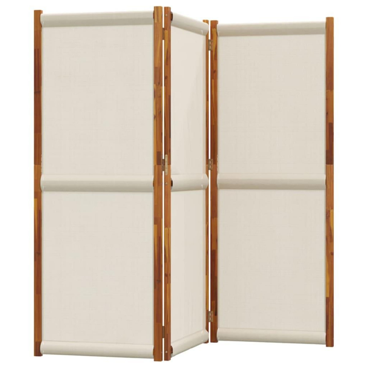 VIDAXL Cloison de separation 3 panneaux gris clair 210x180 cm