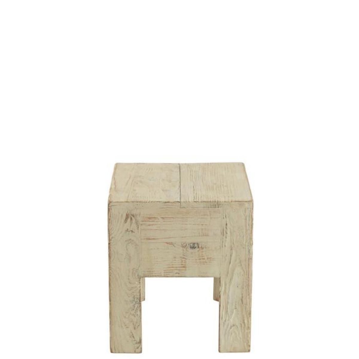 Paris Prix Tabouret en Bois  Will  40cm Blanc
