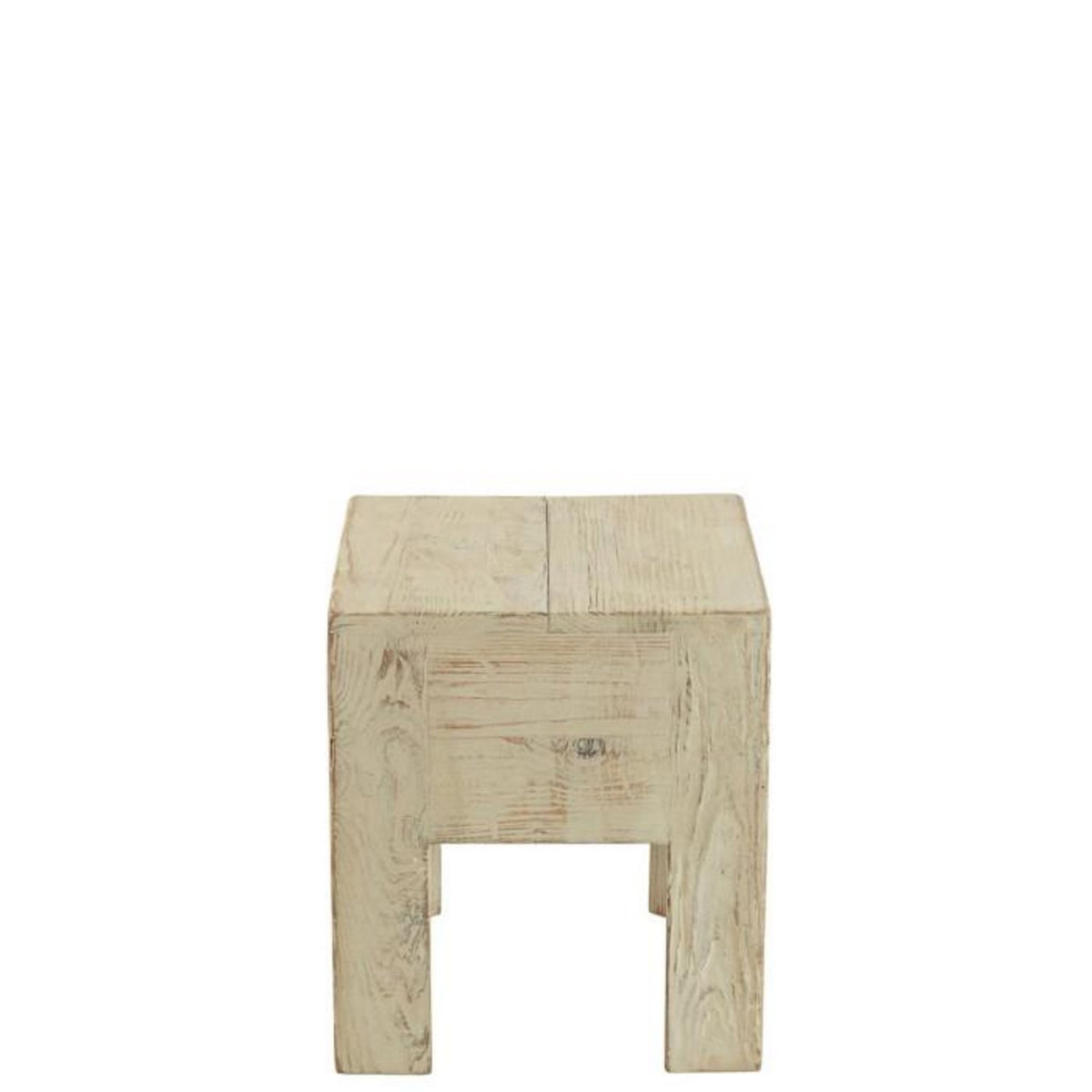 Paris Prix Tabouret en Bois  Will  40cm Blanc