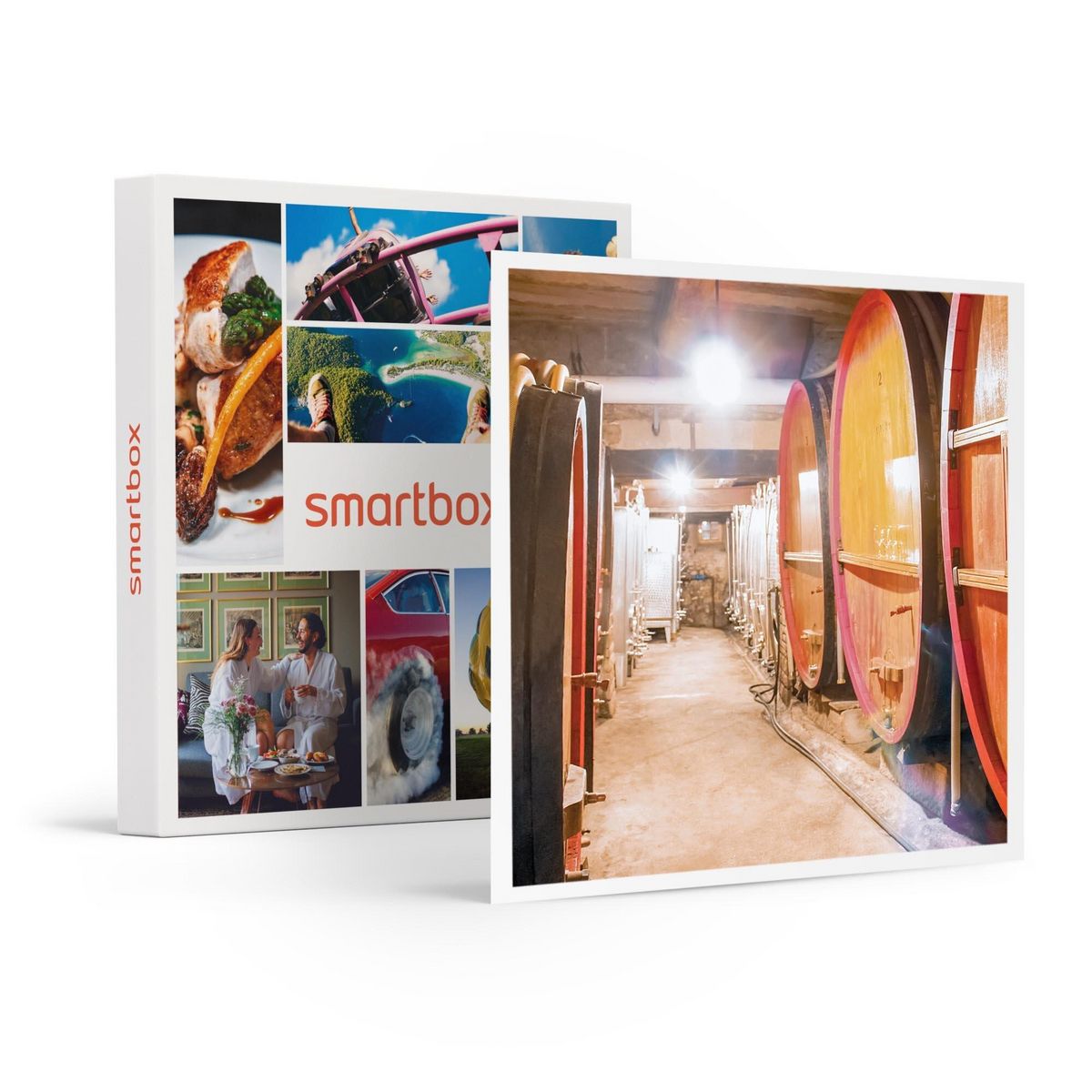 Smartbox Visite œnologique avec dégustation en duo et 3 bouteilles de vin près de Colmar - Coffret Cadeau Gastronomie