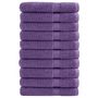 Voir la diapositive 1 : VIDAXL Serviettes de qualité supérieure SOLUND 10 pcs violet 600 g m²