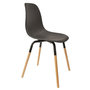 Voir la diapositive 2 : Paris Prix Lot de 4 Chaises Scandinaves  Phénix  81cm Noir