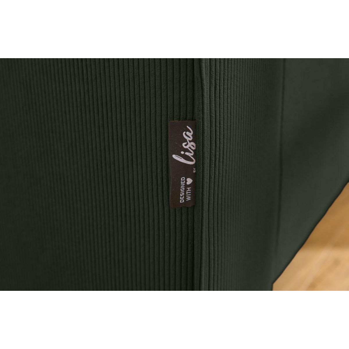 LISA DESIGN Albane - canapé d'angle droit - 4 places - en velours côtelé