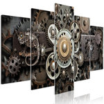 Paris Prix Tableau Imprimé 5 Panneaux  Old Mechanism Wide. Coloris disponibles : Multicolore