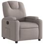 Voir la diapositive 2 : VIDAXL Fauteuil inclinable Taupe Tissu