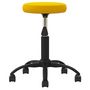 Voir la diapositive 4 : VIDAXL Chaise pivotante de bureau Jaune moutarde Velours