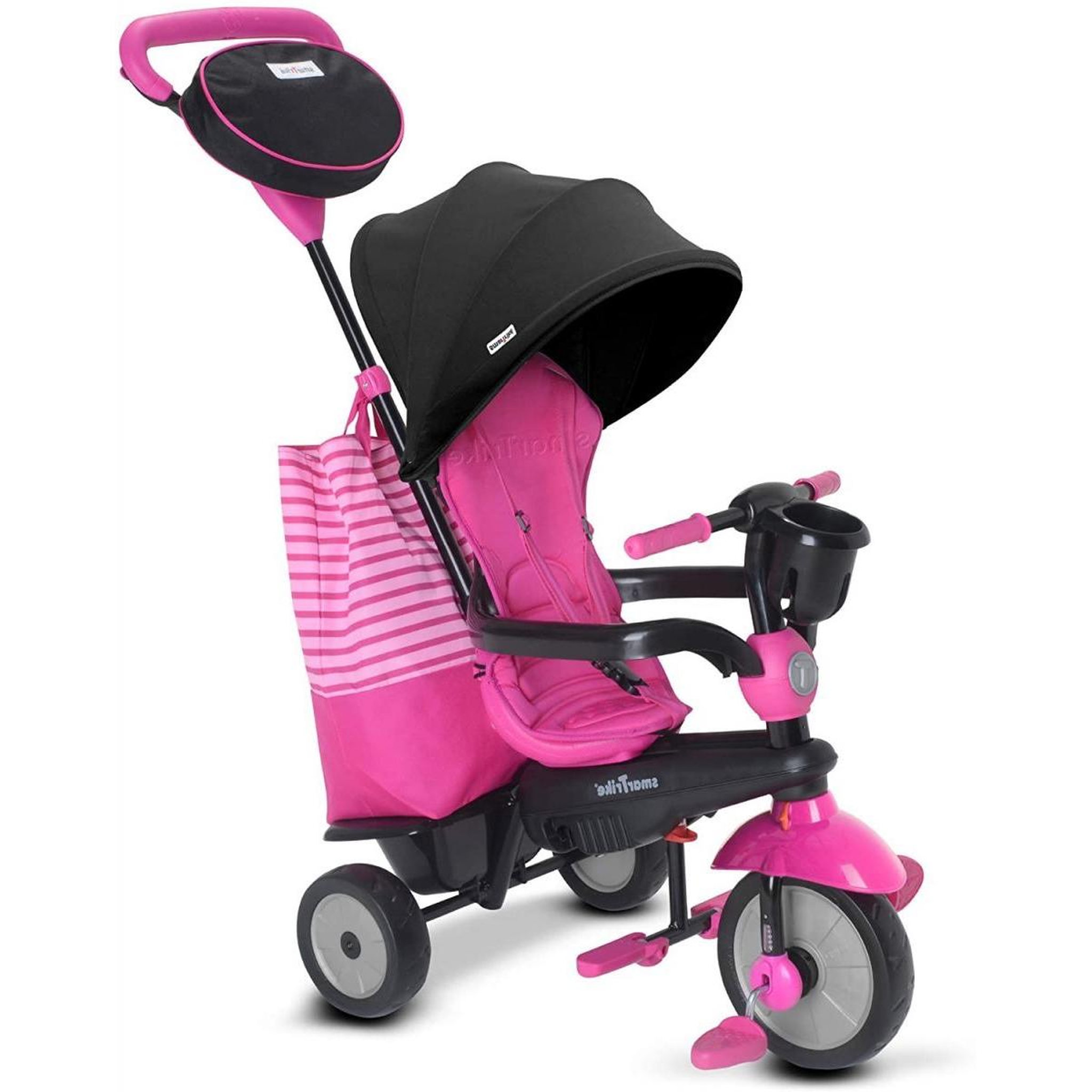 SMARTRIKE Tricycle Swing DLX 4 en 1 Rose