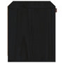 Voir la diapositive 4 : VIDAXL Armoire murale Noir 40x30x35 cm Bois de pin massif