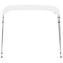 Voir la diapositive 3 : VIDAXL Auvent bimini a 4 arceaux Blanc 243x196x137 cm