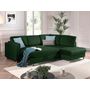 Voir la diapositive 3 : LISA DESIGN Brooke - canapé d'angle droit - convertible - 5 places - en velours
