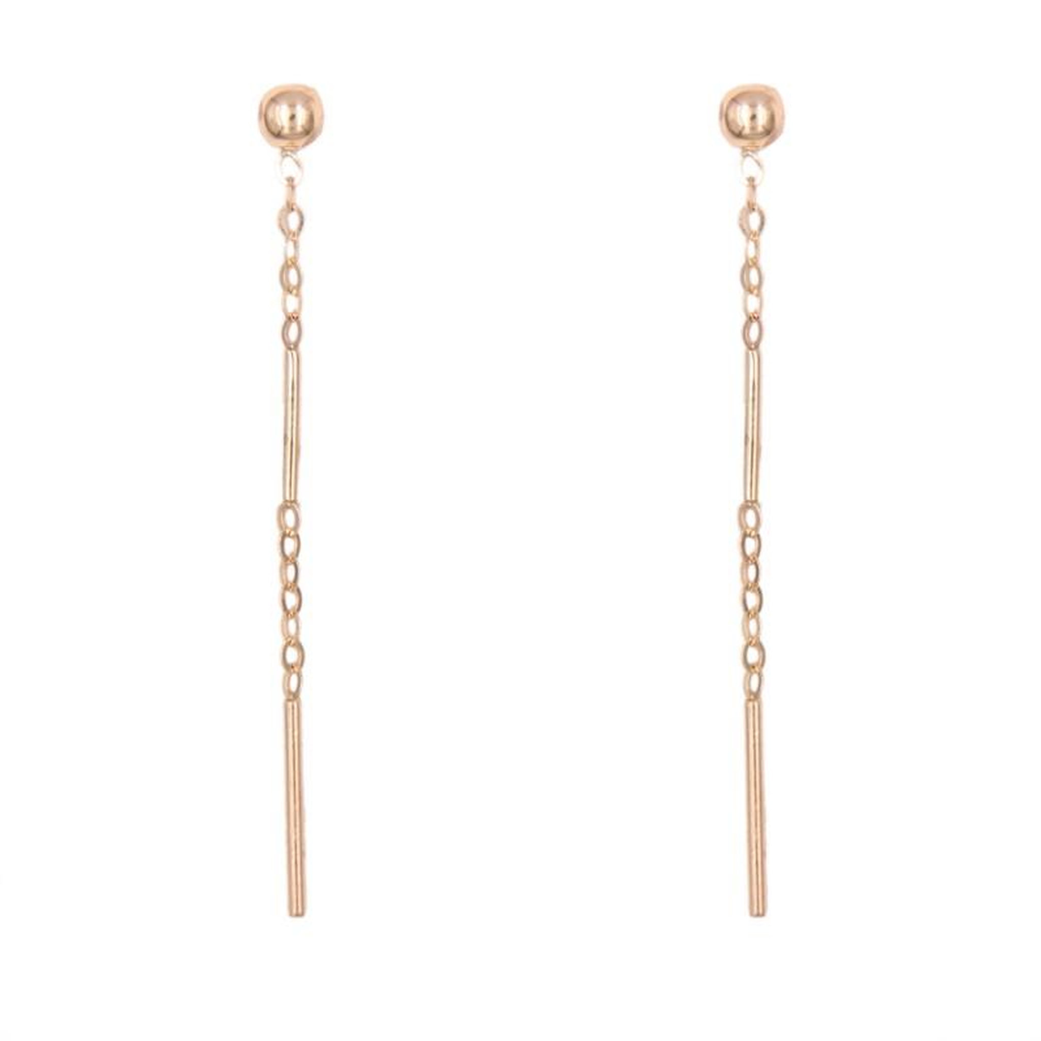 Voir la diapositive 1 : L'ATELIER D'AZUR Boucles d'Oreilles Or Jaune Pendantes - Femme