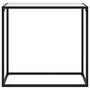 Voir la diapositive 2 : VIDAXL Table console Blanc 80x35x75 cm Verre trempe