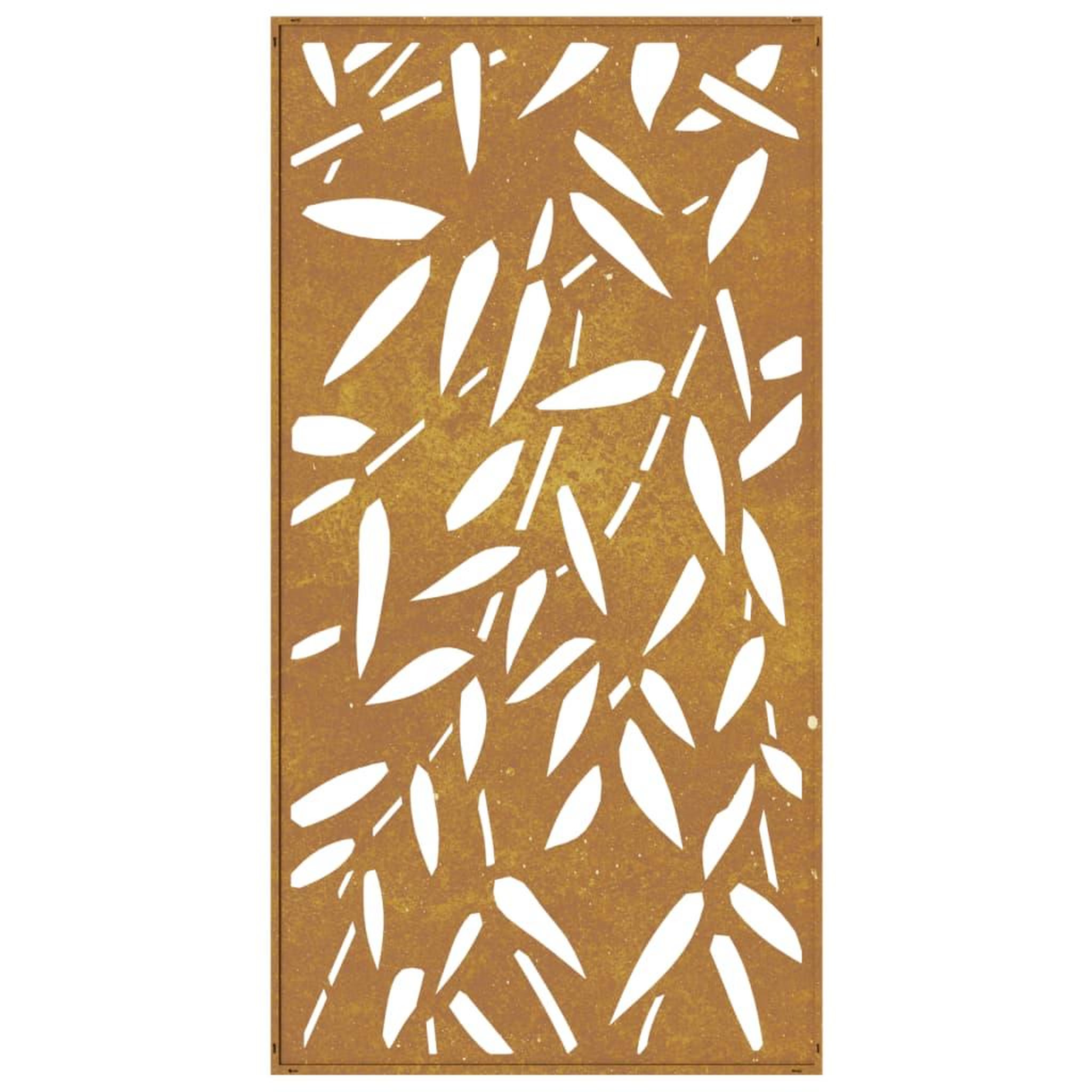 Voir la diapositive 5 : VIDAXL Decoration murale jardin 105x55 cm design de feuille de bambou