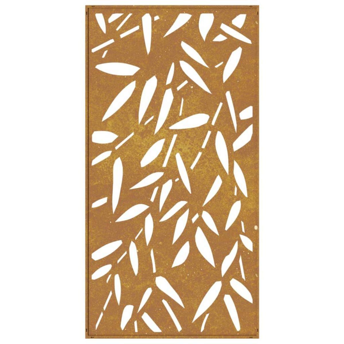 VIDAXL Decoration murale jardin 105x55 cm design de feuille de bambou