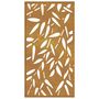 Voir la diapositive 5 : VIDAXL Decoration murale jardin 105x55 cm design de feuille de bambou