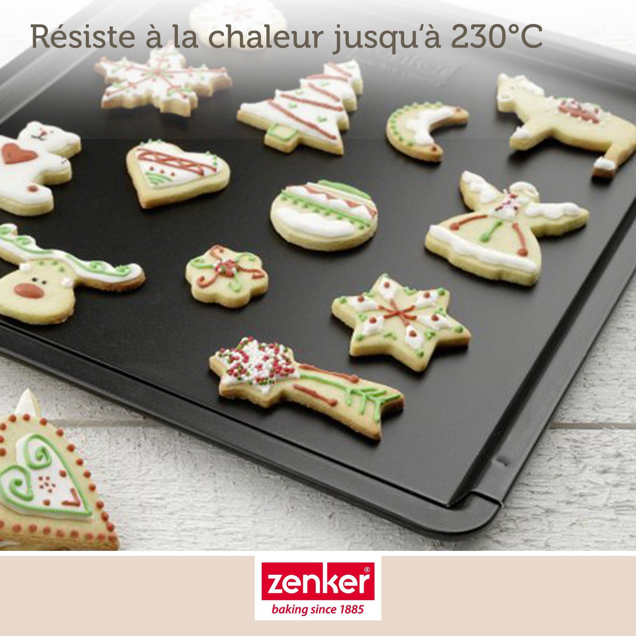 Voir la diapositive 6 : ZENKER Plaque à pâtisserie extensible de 37 x 52 cm zenker black metallic