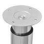 Voir la diapositive 5 : VIDAXL Pieds de table telescopique 2 pcs Chrome 710 mm - 1100 mm