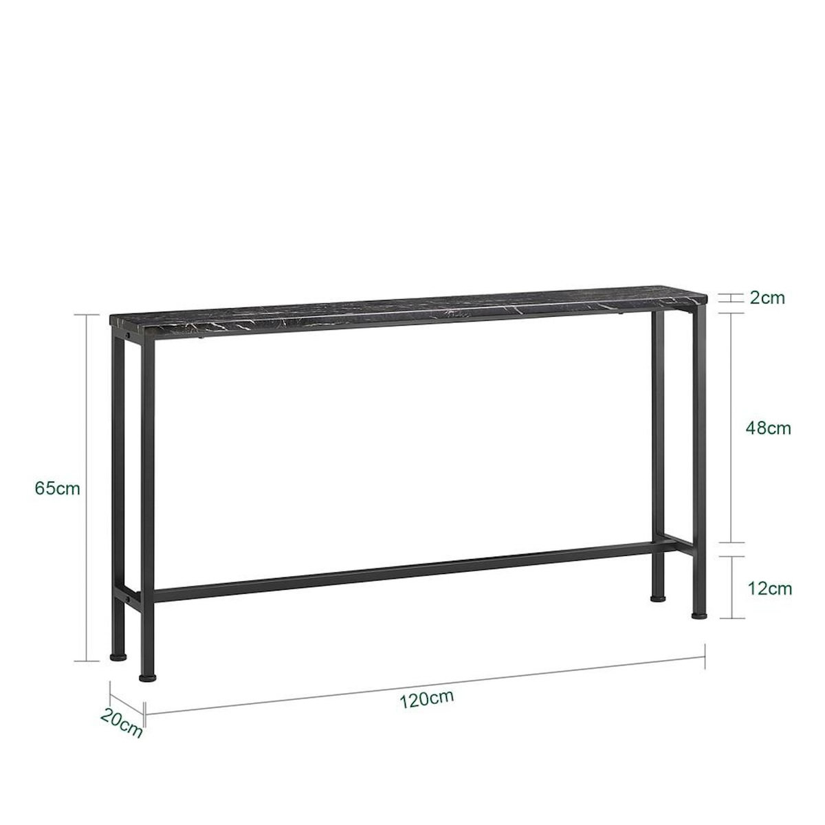 SOBUY SoBuy - Console D'entrée - 120x20x65cm - Industriel - FSB19