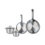 Voir la diapositive 1 : ELO Set de 2 Poêles de cuisson 24 et 28 cm et 2 faitouts 12 et 14 cm Elo Profi Citrin