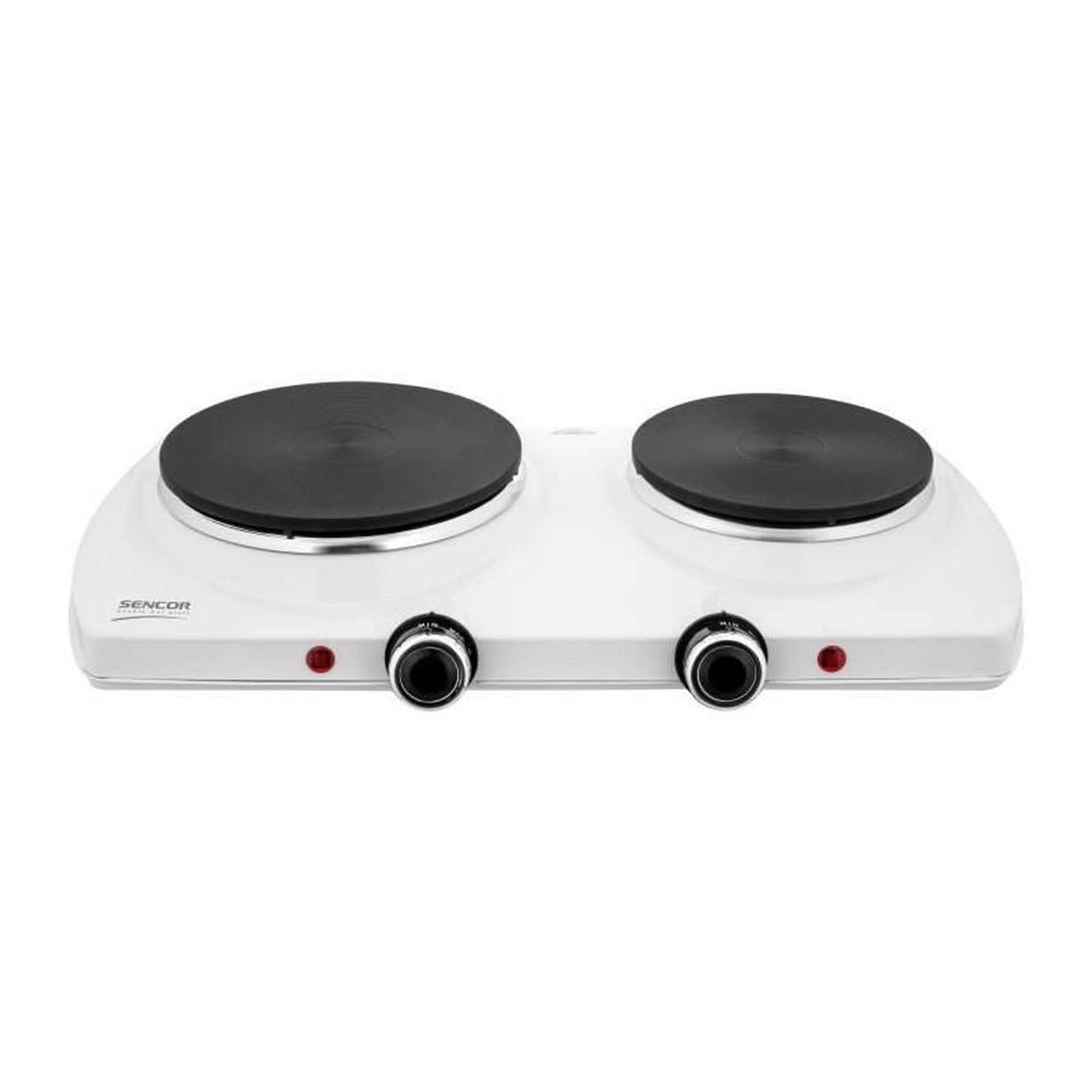SENCO Plaque de cuisson électrique - SENCOR - SCP 2253WH-EUE4 - 2500 W - 2 foyers - Blanc