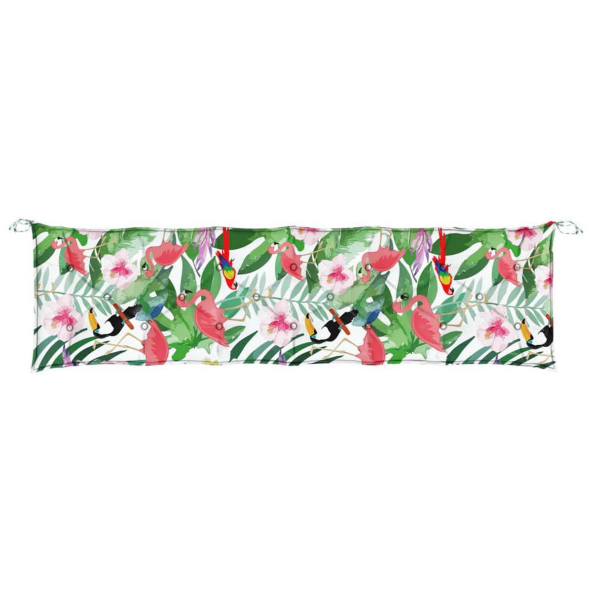 VIDAXL Coussin de banc de jardin multicolore 200x50x7 cm tissu