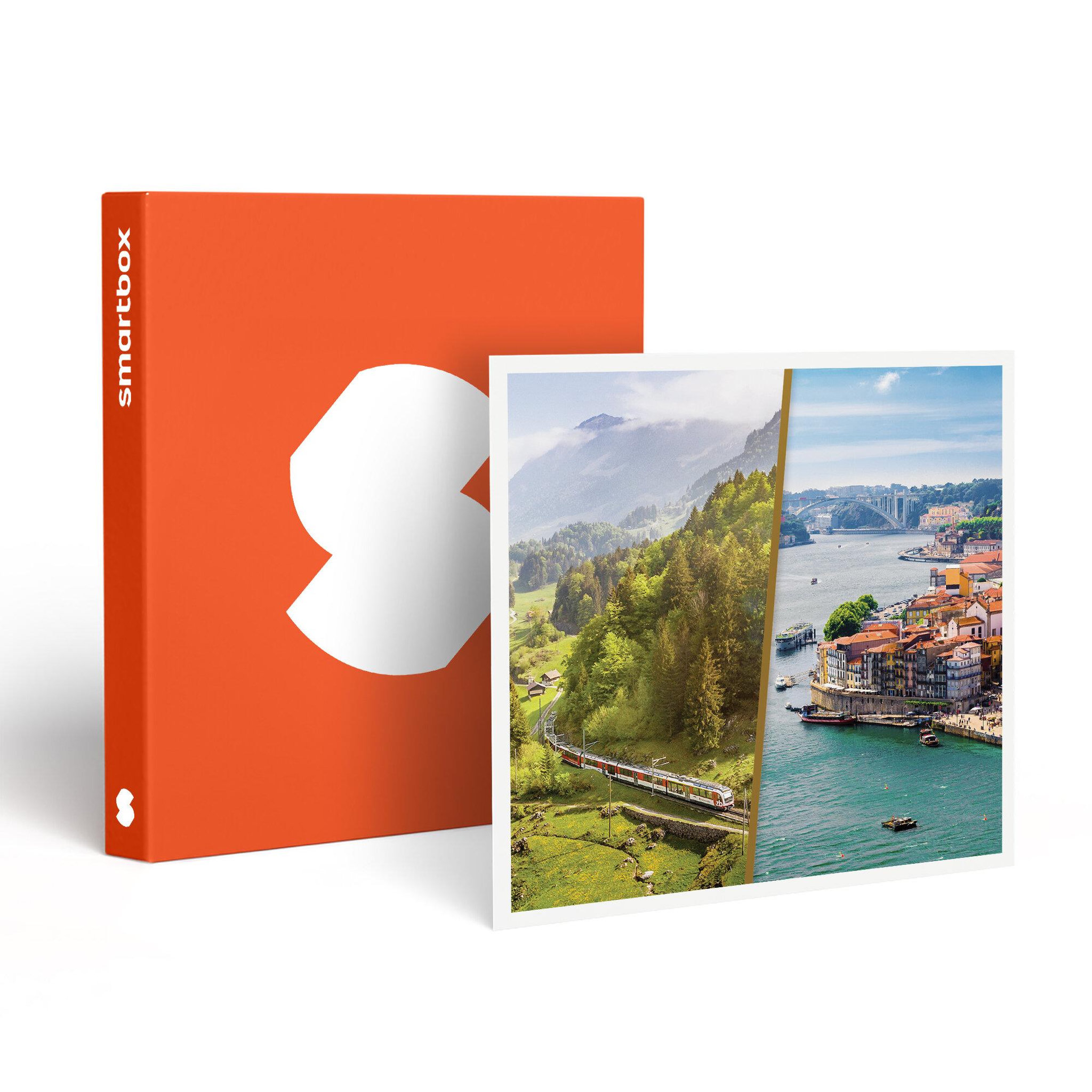 Smartbox Voyage en europe : pass interrail global continu 7 jours avec nuit en hôtel - coffret cadeau multi-thèmes