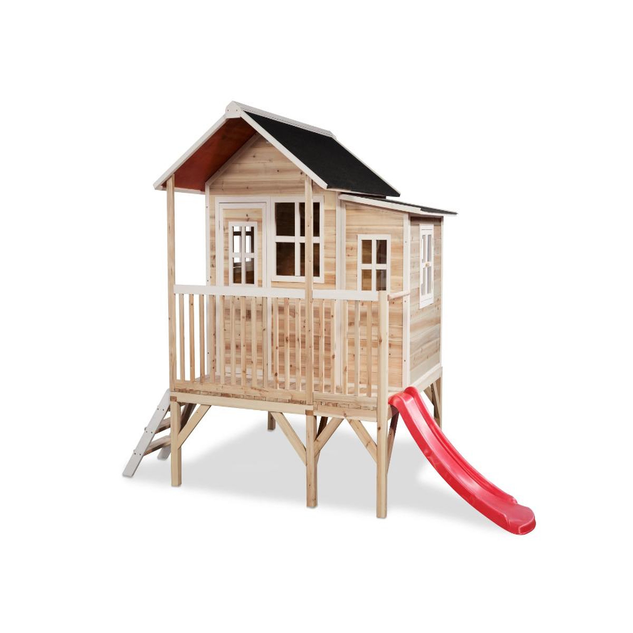 EXIT TOYS Maisonnette en bois pour enfants loft 350 naturel - exit toys