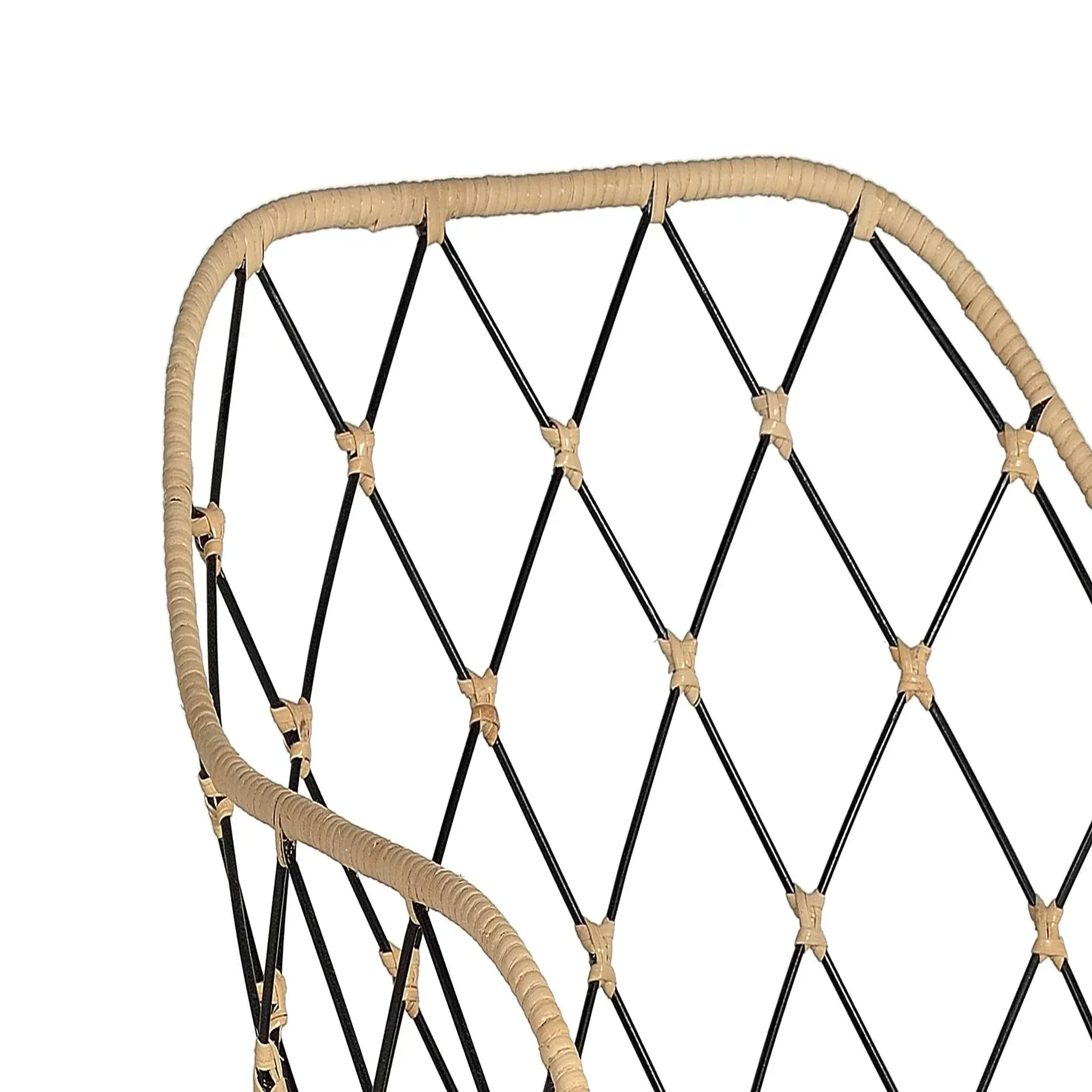 Voir la diapositive 4 : GINER Y COLOMER SL Lot de 2 chaises de rotin naturel 56 cm style méditerranéen