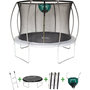 Voir la diapositive 1 : Habitat et Jardin Trampoline avec filet intérieur  jumper  - Ø 4,25 m - Gris