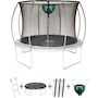 Voir la diapositive 1 : Habitat et Jardin Trampoline avec filet intérieur  jumper  - Ø 4,25 m - Gris