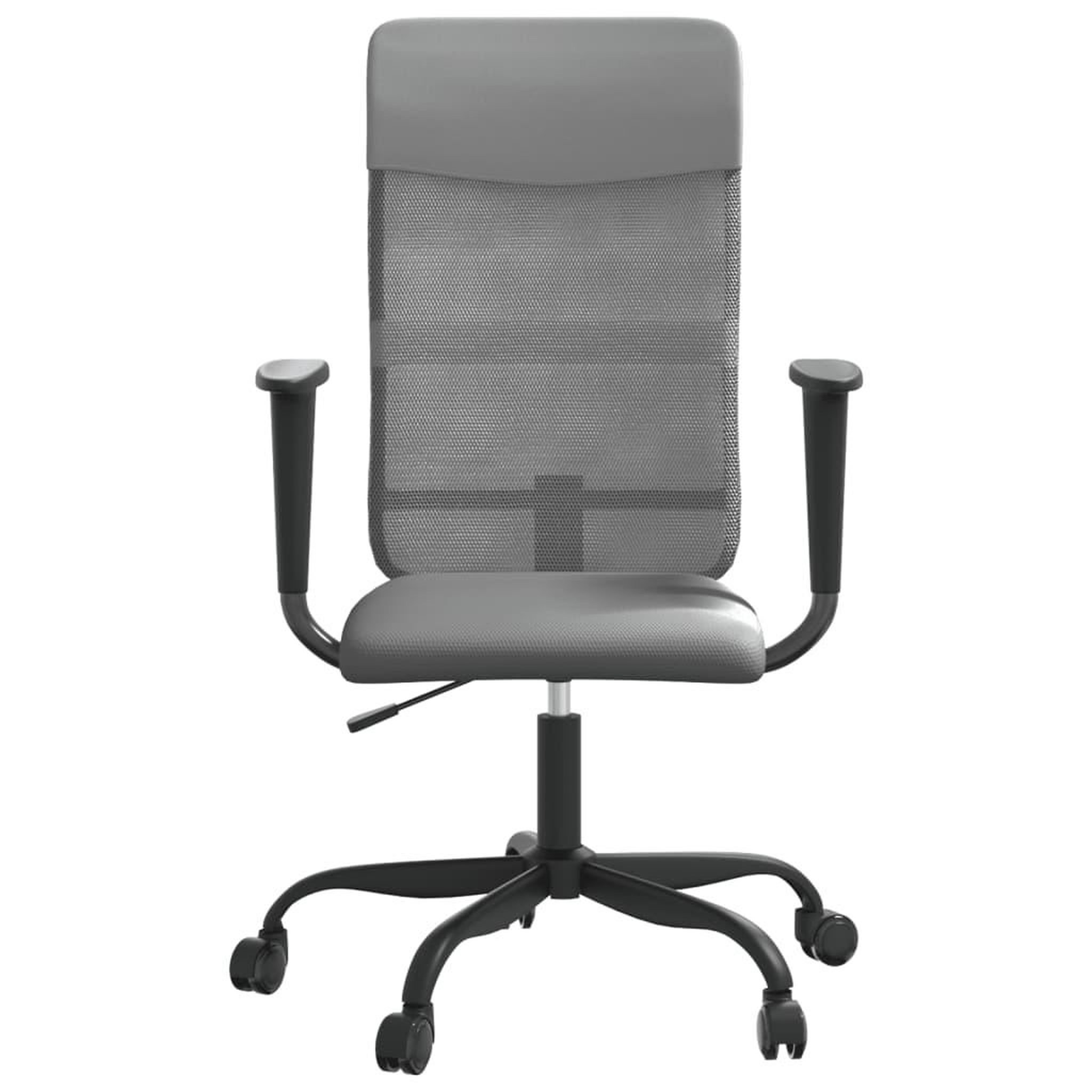 Voir la diapositive 3 : VIDAXL Chaise de bureau reglable en hauteur gris