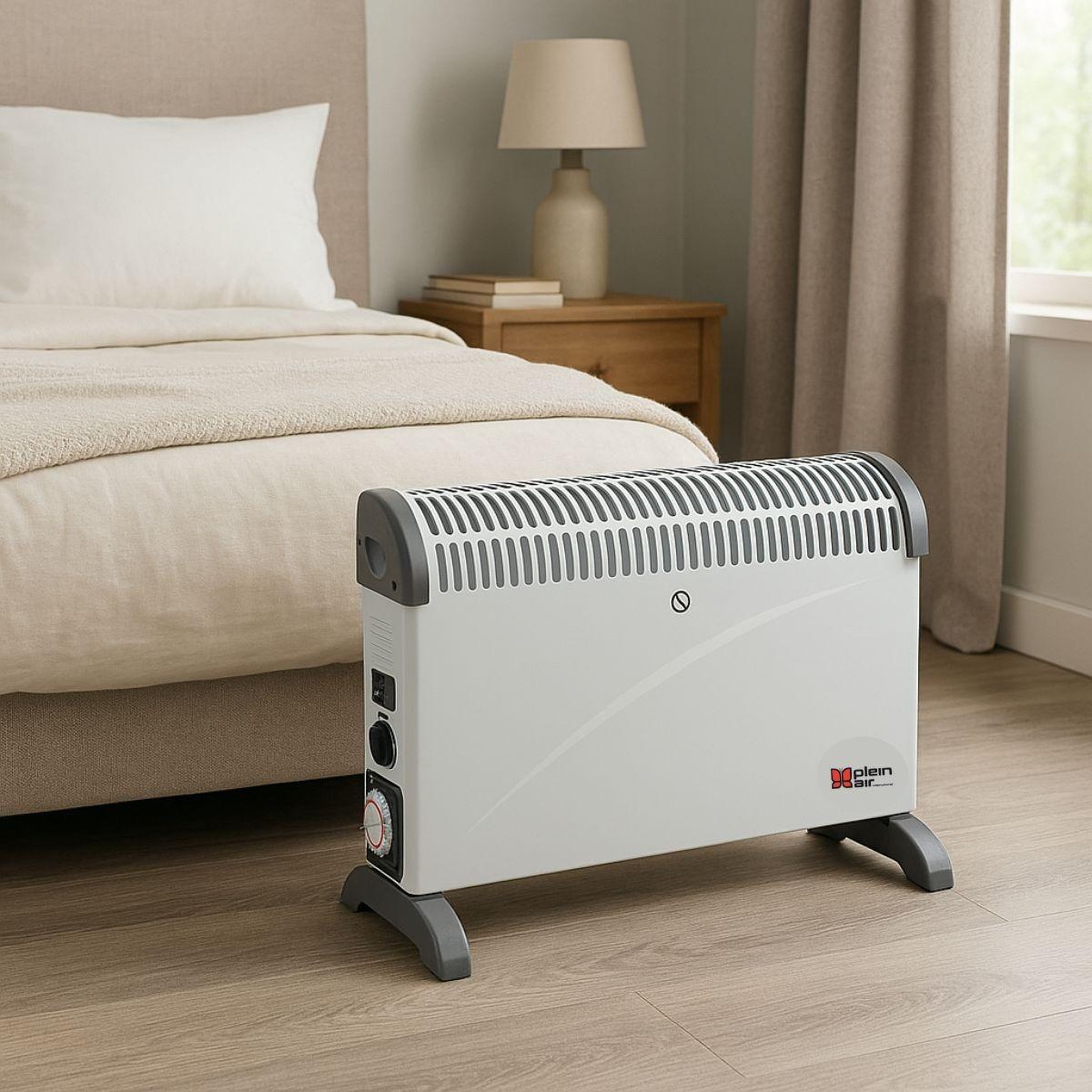 Voir la diapositive 2 : Plein air Chauffage d'appoint électrique 2000w radiateur thermostat réglable, sécurité anti-surchauffe plein air