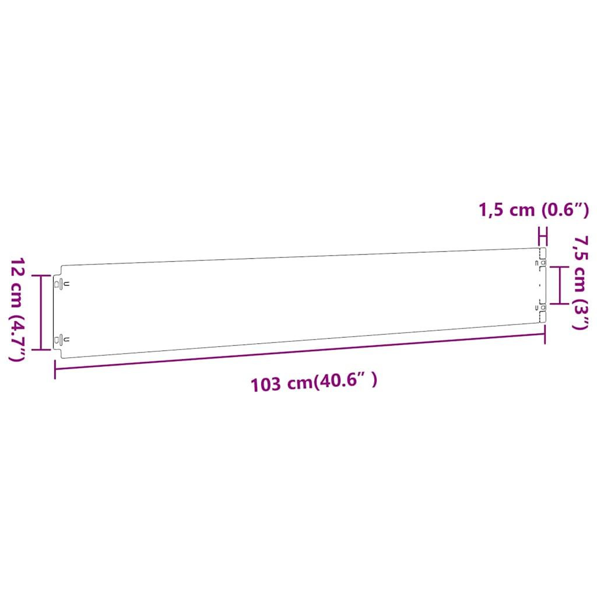 Voir la diapositive 6 : VIDAXL Bordures pelouse 50pcs vert olive 15x103cm acier lamine a froid