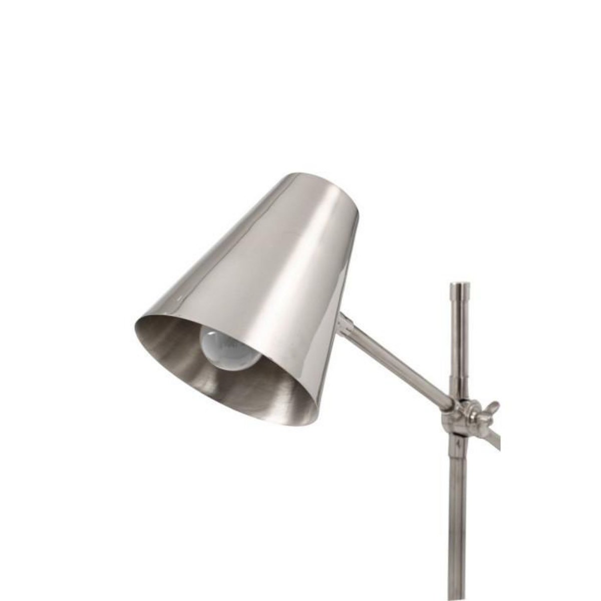 Paris Prix Lampe à Poser Industriel  Celeste  74cm Argent