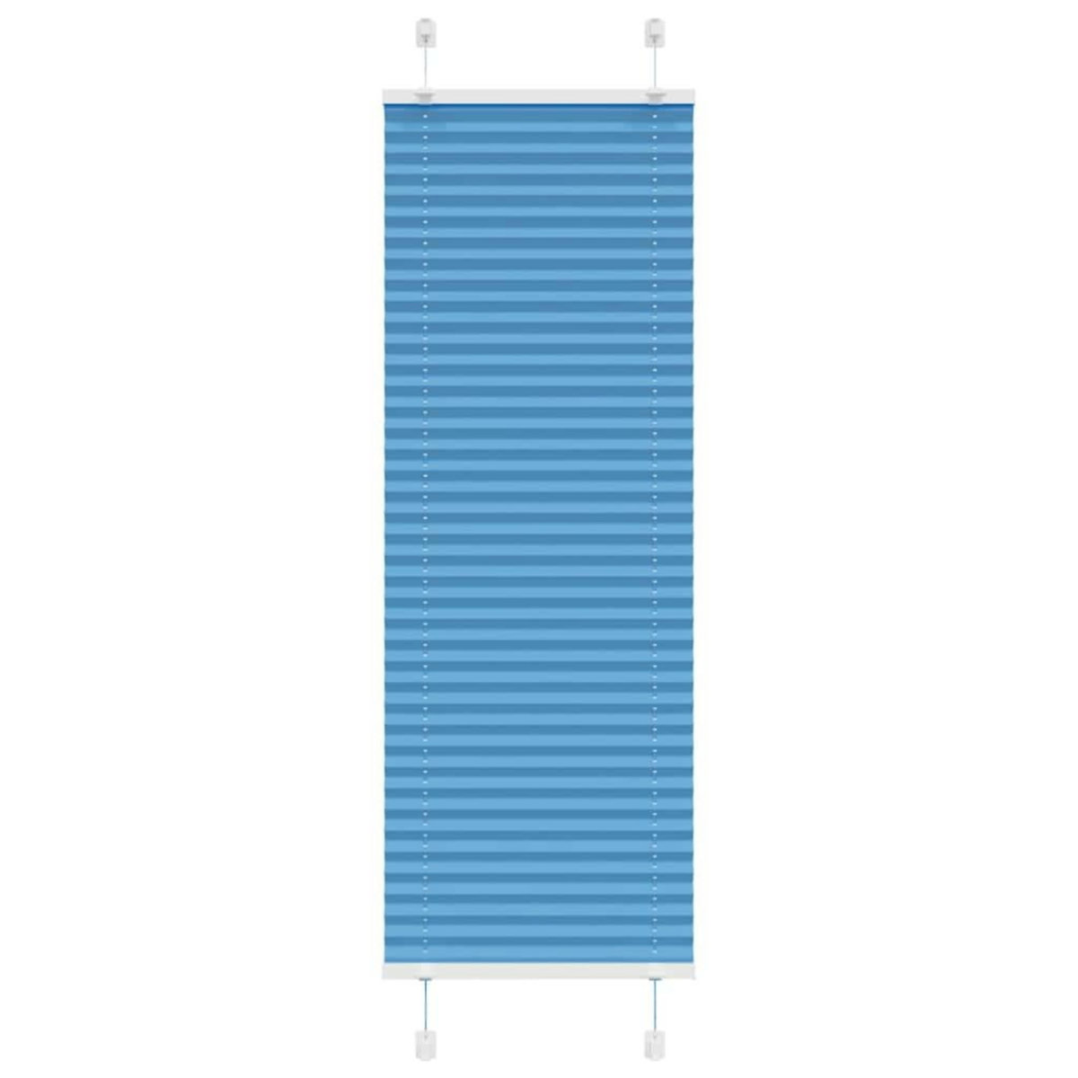 VIDAXL Store plisse bleu 50x150 cm largeur du tissu 49,4 cm polyester