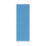 VIDAXL Store plisse bleu 50x150 cm largeur du tissu 49,4 cm polyester