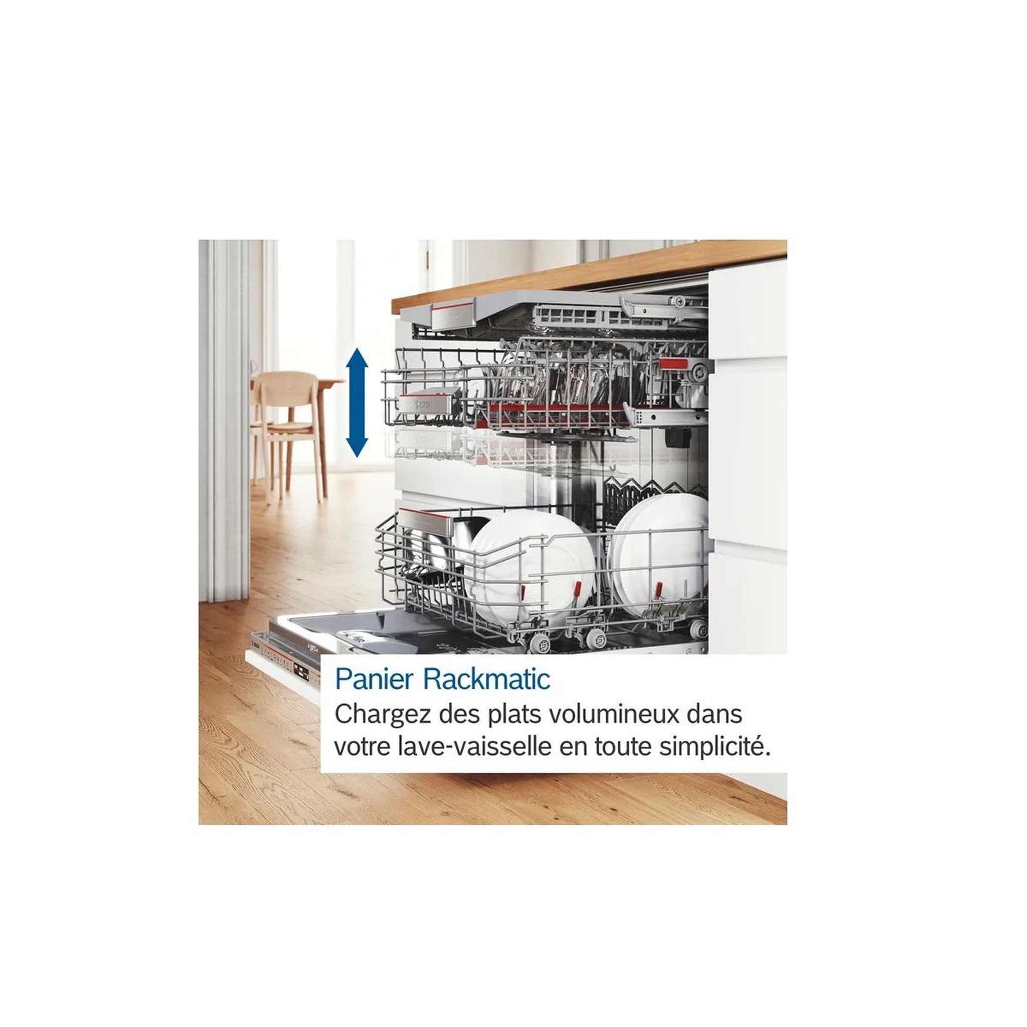 Voir la diapositive 5 : BOSCH Lave-vaisselle 60cm 14 couverts 44db - sbh6ycx02f