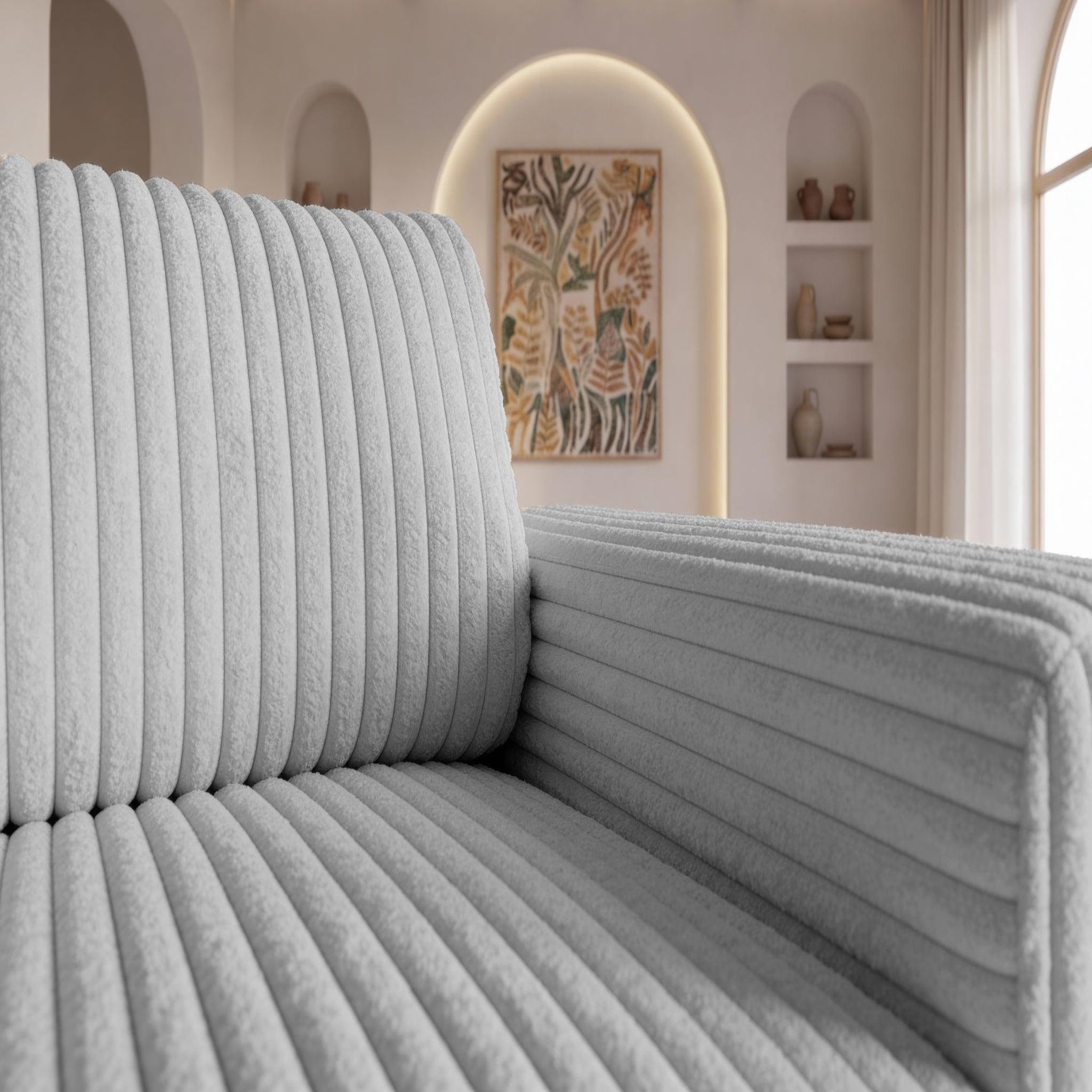 Voir la diapositive 4 : CASANOVA PARIS Caisa - fauteuil en velours côtelé