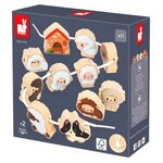 Juratoys-Janod La Ferme Enfiler-Theme Mouton