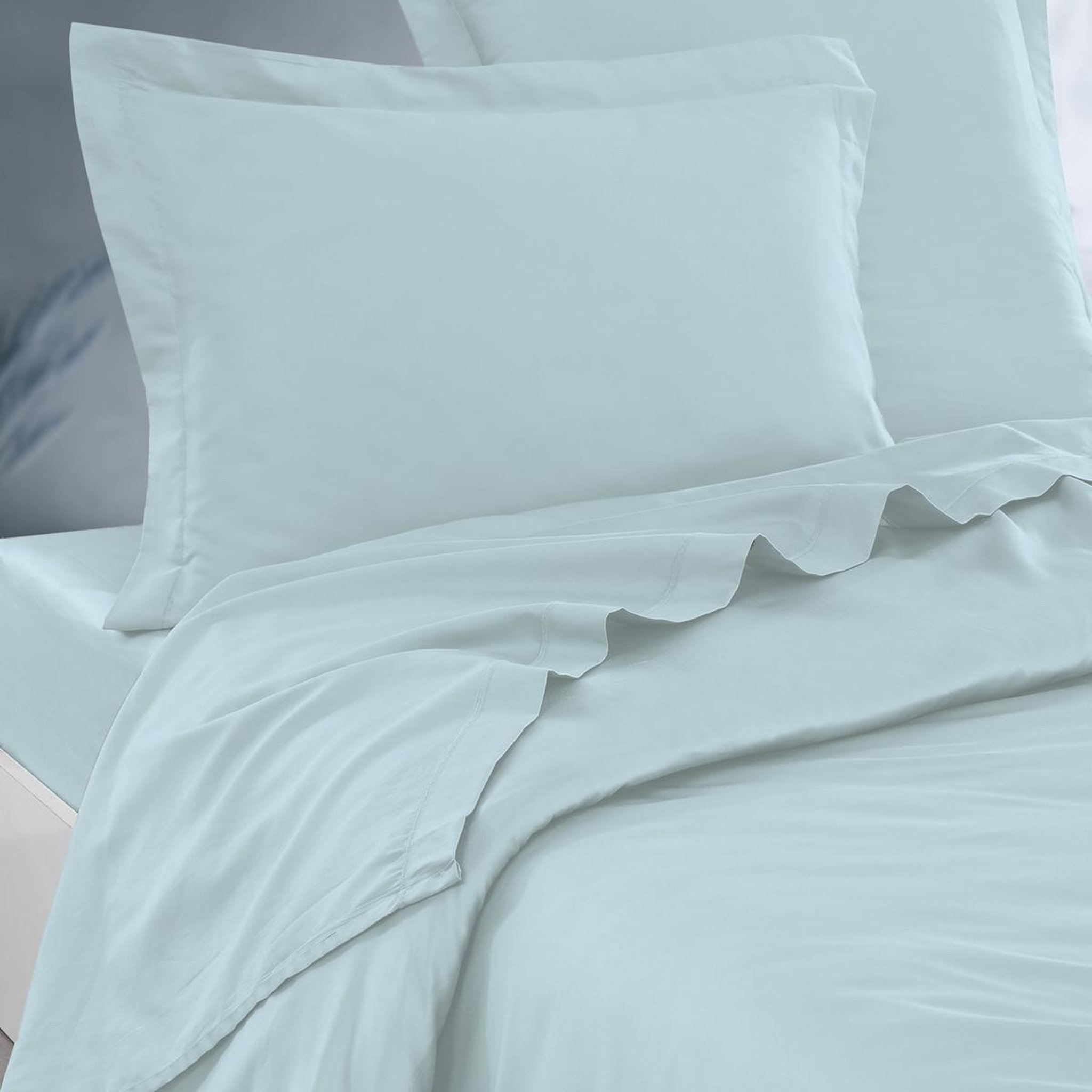 Voir la diapositive 2 : Sensei Maison Drap plat en percale de coton SOFT PERCALE