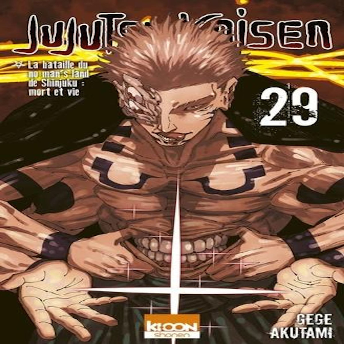 JUJUTSU KAISEN TOME 29 : LA BATAILLE DU NO MAN'S LAND DE SHINJUKU : MORT ET VIE, Akutami Gege
