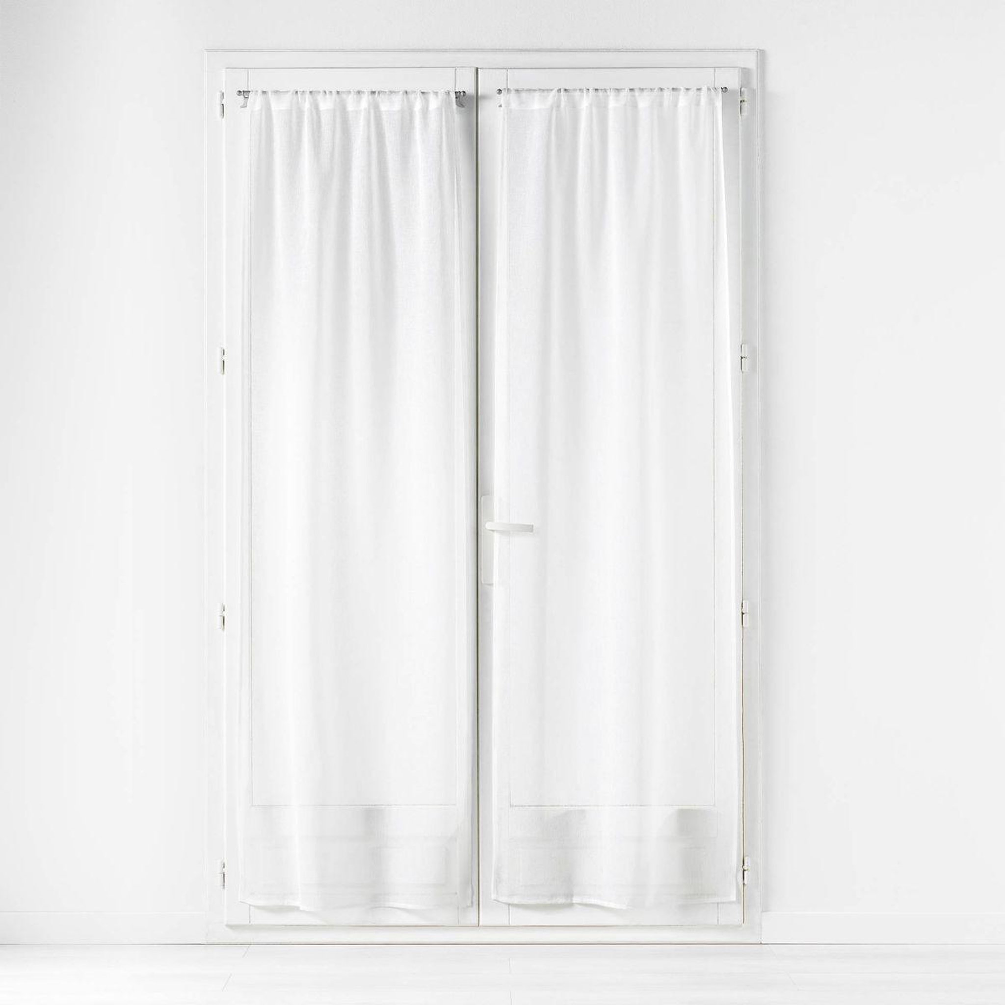 Douceur d'Intérieur Paire de voilages passe-tringle  carlin  70x240cm naturel