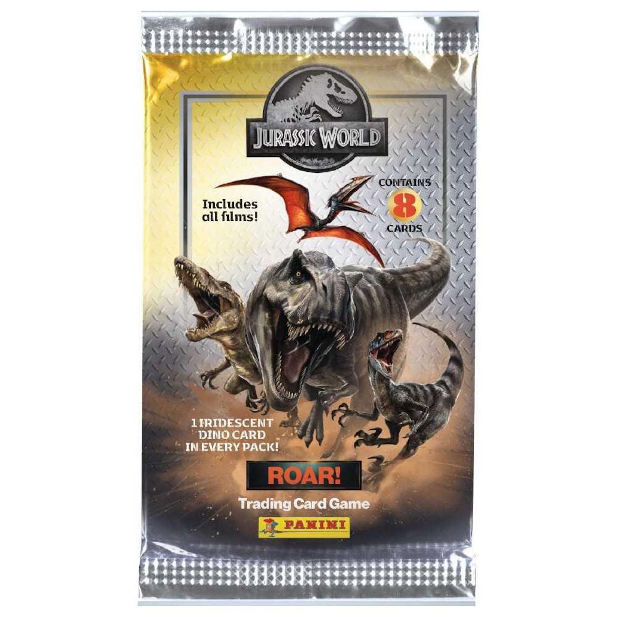 Panini Pack de démarrage - PANINI - JURASSIC WORLD 4 TCG - Album + 2 pochettes - 16 cartes - Carte Edition limitée N°1