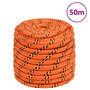 Voir la diapositive 1 : VIDAXL Corde de bateau Orange 16 mm 50 m Polypropylene