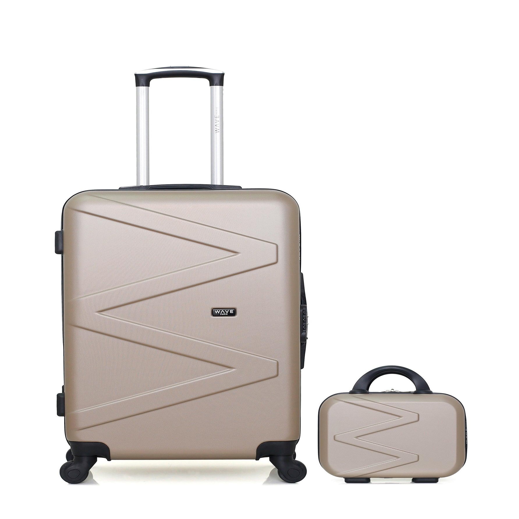 WAVE PARIS WAVE PARIS - Lot de 2 - Valises Grand Format et Vanity AMAZONE