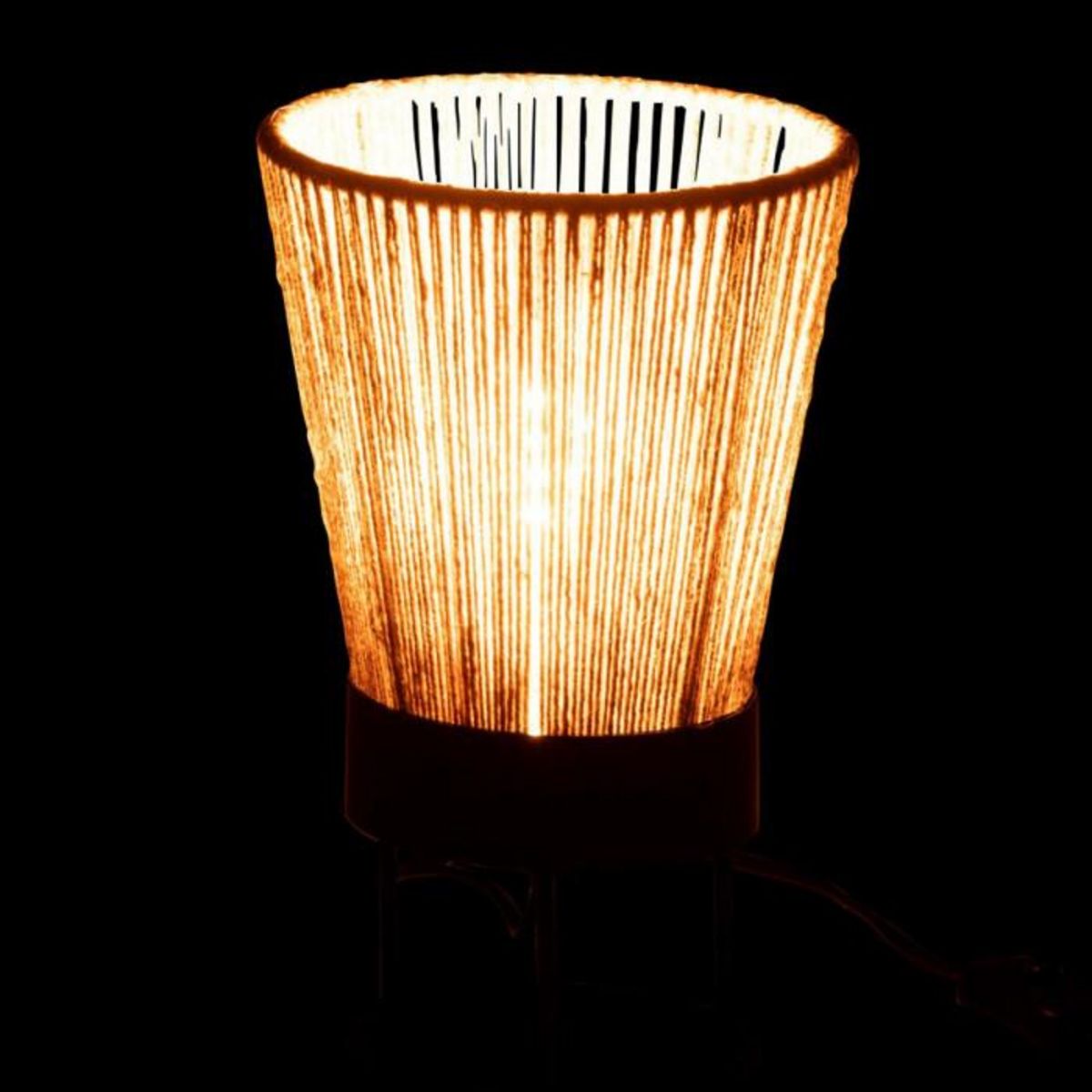 Paris Prix Lampe à Poser en Jute  Nina  28cm Naturel